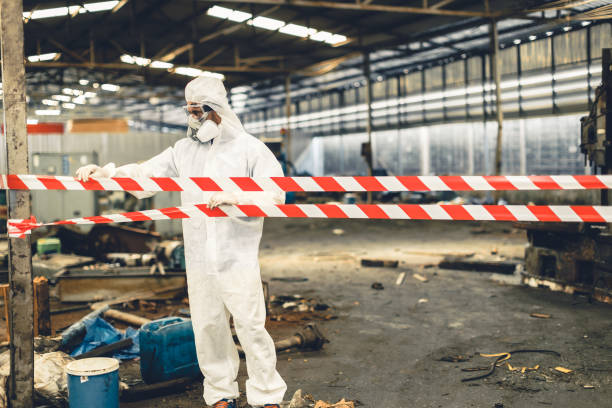 Professional Hoarding Cleanup technician working in Gales Ferry, CT